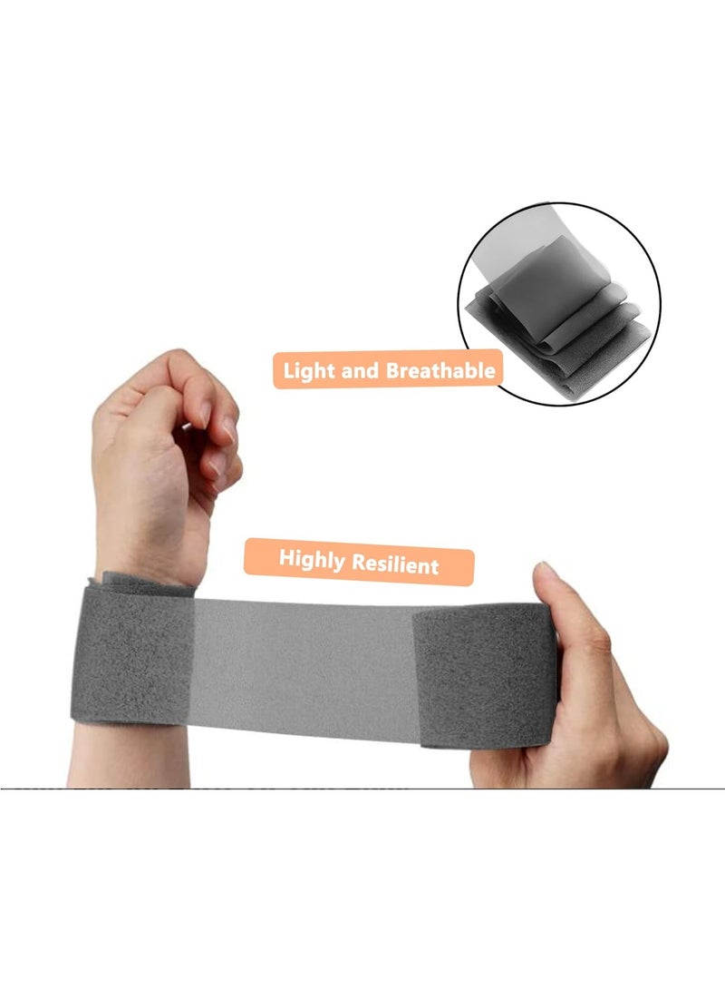 DUNISO 4 Rolls Kinesiology Tape,Pre Wrap Tape,Athletic Foam Underwrap,Soft Sports Tapes,Comfortable and Breathable,Protect for Ankles Wrists Hands and Knees,for Gym Fitness Running Tennis Swimming Football，6cm*20m - Image 5